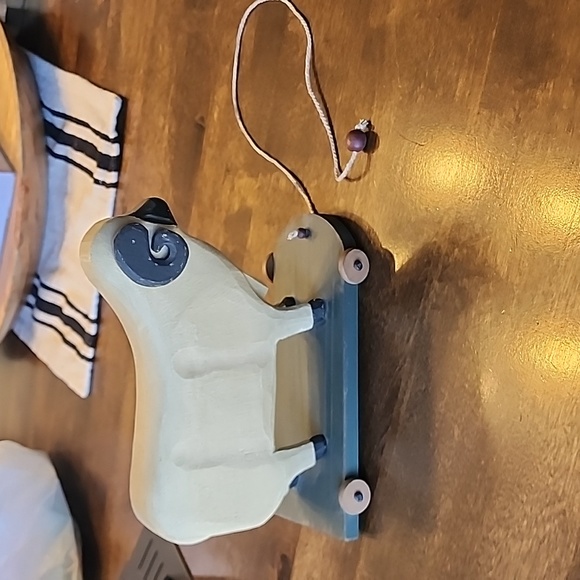 Primitive country sheep decoration statue decor - Picture 4 of 4